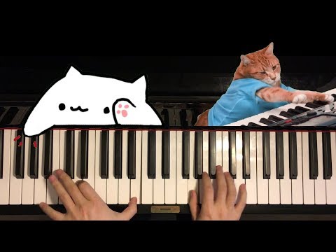 *EPIC* PIANO TRIO WITH BONGO CAT & KEYBOARD CAT!