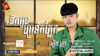 នឹកអូនហូរទឹកភ្នែក - អៀង វុត្ថា「OFFICIAL  AUDIO」