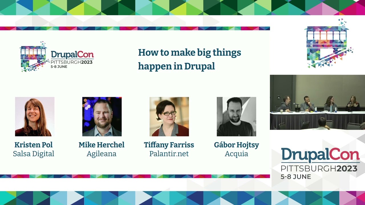 How to make big things happen in Drupal: Pittsburgh 2023