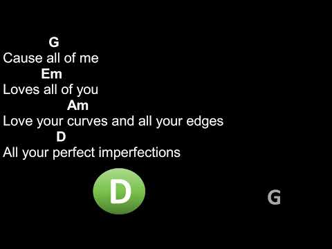 All of me - John Legend - Chords