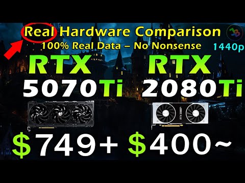 RTX 5070 Ti vs RTX 2080 Ti | REAL Test in 10 Games | 1440p | Rasterization, Ray Tracing, DLSS 4 MFG