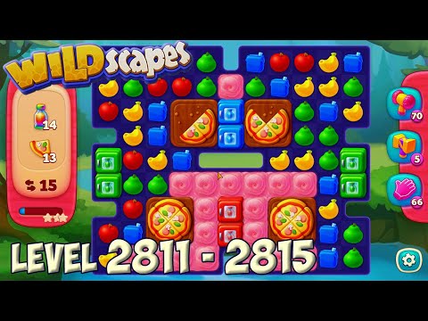 Wildscapes level 2811 - 2815 🐼 Playrix HD