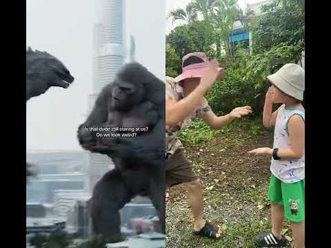 Кингконг против Годзиллы? #шорты