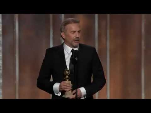 Kevin Costner Wins Golden Globe 2013 Best Actor - Mini-Series - TV Movie for Hatfields & McCoys