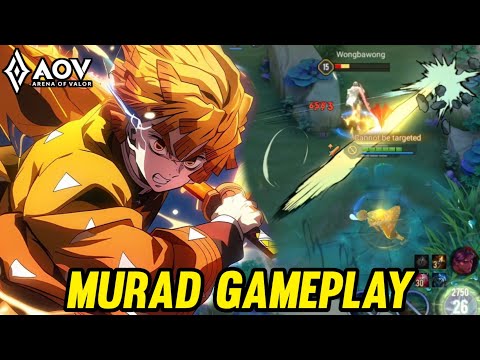AOV : MURAD/ZENITSU GAMEPLAY | AT TARGET QUILLEN - ARENA OF VALOR LIENQUANMOBILE ROV