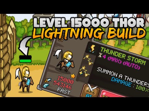 LIGHTNING BUILD Episode 21 ⚡ I got my LEVEL 15K THOR at WAVE 93000 | GROW CASTLE