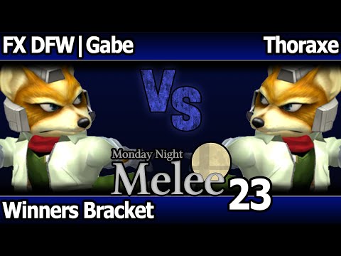 MNM 23 Melee - FX DFW WaterlessFishie (Fox) vs Thoraxe (Fox) - Winners Bracket