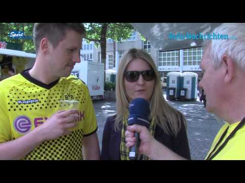 Eindrücke vom Public Viewing am Dortmunder Hansaplatz