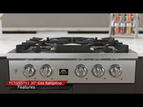 Forno FCTGS5751-30  - 30″ Gas Rangetop