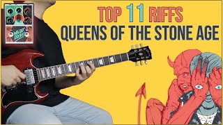 Top 11 Riffs - Queens of the Stone Age ft. Stone Deaf Warp Drive