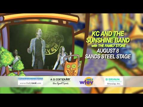 Musikfest 2013 Commercial: George Thorogood, KC & the Sunshine Band, and Darius Rucker