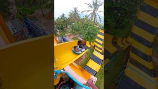 Download lagu boomerang slide in Black Thunder #themepark #amusementpark #waterslide #waterpark #sarathrides mp3