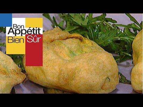 Beignets de fleurs de courgettes à la Ricotta
