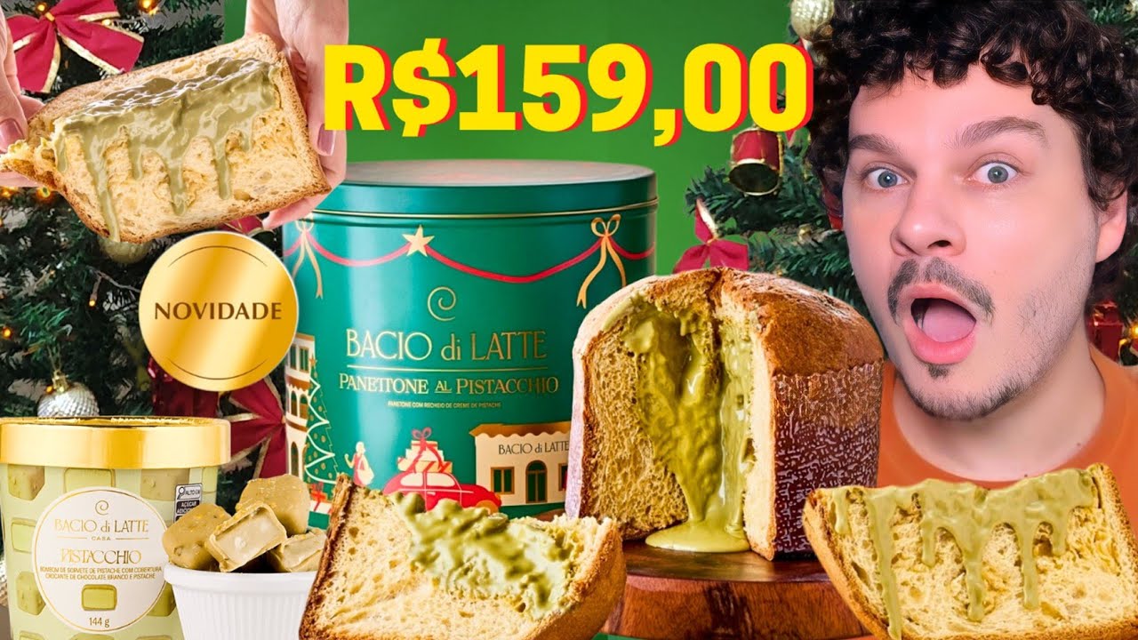 PANETONE DE PISTACHE DA BACIO DI LATTE - Vale a pena?