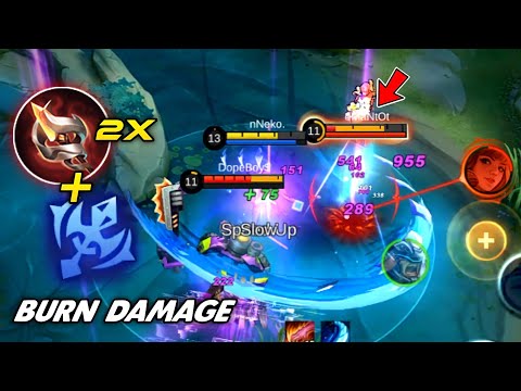 TRY THIS! AAMON DOUBLE BURN COMBO🔥 ENEMY CAN INSTANT BURST!!!