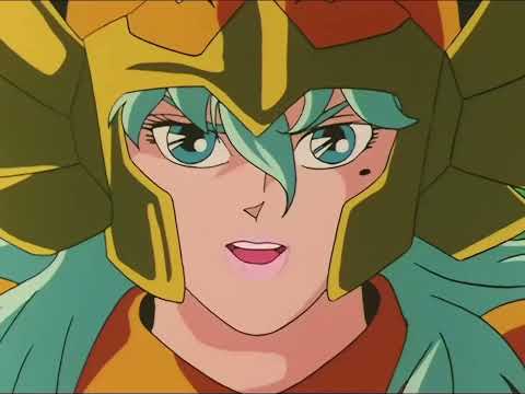 Saint Seiya - Shun vs Aphrodite's roses (English dub)