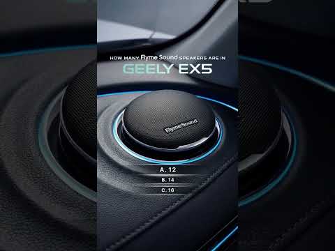 The Flyme Sound System in Geely EX5