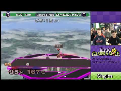 EGM JULY SSBM   EGM | SAM vs SOMEGUYDONTQUIT