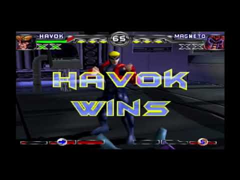 X-Men: Mutant Academy 2 (PS1) - Havok (Playthrough)
