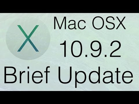 Mac OS X 10.9.2 Brief Update - MattSKrieger Mac Tutorial/Update