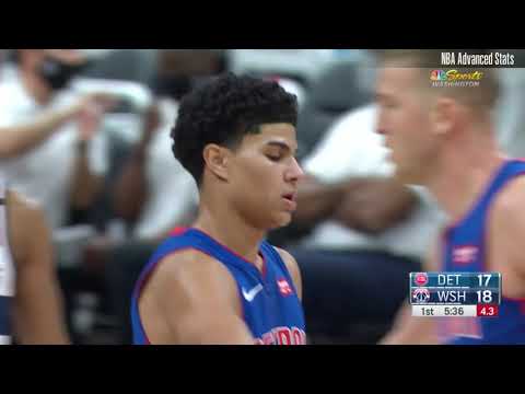 Killian Hayes 11 Pts 3 Rebs 2 Asts Highlights vs Washington Wizards | 2020 NBA Preseason