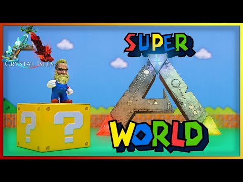 ARK: Crystal Isle - SUPER  PARKOUR WORLD MAKER!- [EP8] - ARK: Survival Evolved