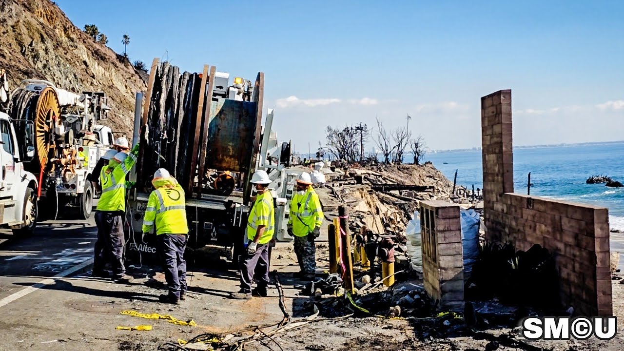 𝗥𝗘𝗖𝗢𝗩𝗘𝗥𝗬 𝗢𝗡 𝗧𝗛𝗘 𝗖𝗢𝗔𝗦𝗧: Efforts Unfold Along PCH in the Wake of Palisades Fire