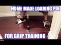 Antoine makes a home made loading pin for grip training