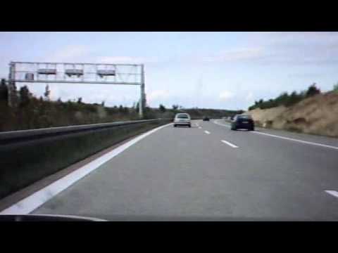 Autobahnfahrt komplette A14 von Dresden bis Magdeburg - Zeitraffer 8x