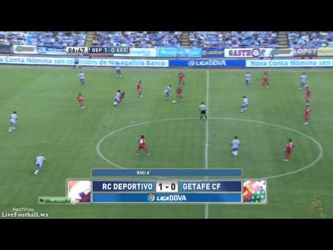 Golazo de RIki (Deportivo 1-1 Getafe) 02/09/12