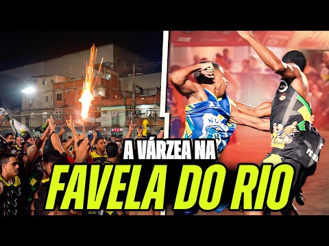 THE STICK BROKE IN A GAME IN THE FAVELA IN RIO DE JANEIRO!