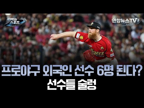 프로야구 외국인 선수 6명 된다?...선수들 술렁