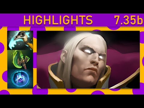 ⭐Abed Invoker 15+ Kills! Mid Highlights 7.35b - Dota 2 Top MMR