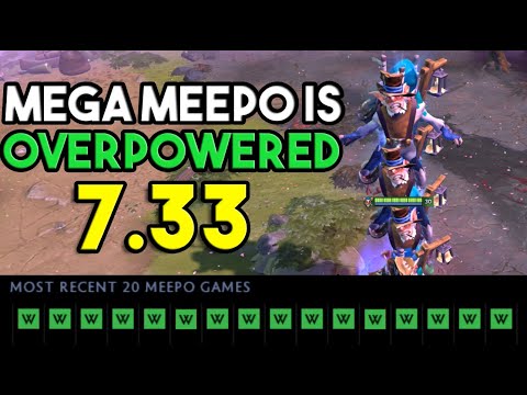 MEGA-MEEPO IS OVERPOWERED IN 7.33 😎