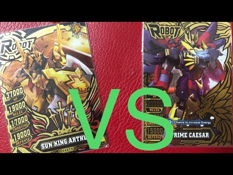 Hero of robots Galaxy Epoch Sun King Arthur Vs. Prime Caesar