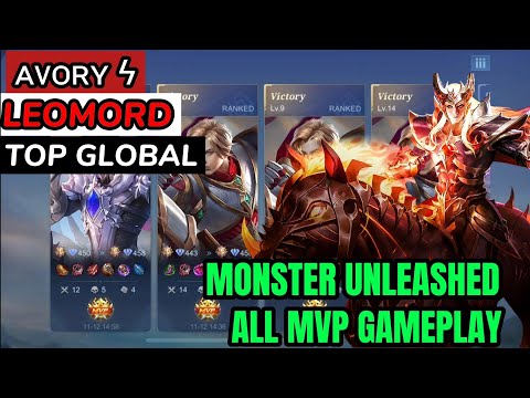 LEOMORD OFFLANE CARRYKING&ALL GAME MVP-TOP GLOBAL LEOMORD BY ᴀᴠᴏʀʏ ϟ-MLBB