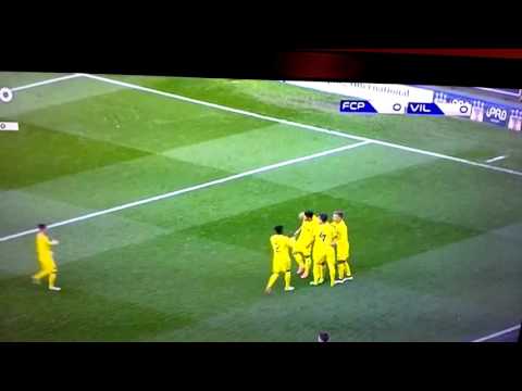 Goal Cantalapiedra FCPorto B vs Villarreal CF Sub-21 (Premier League International Cup 2016)