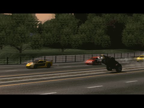 Burnout 2: Point Of Impact | GameCube | Gameplay | Sunrise Valley Downtown | 4K