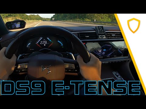 DS 9 225 E-Tense - POV Top Speed & Acceleration on Autobahn