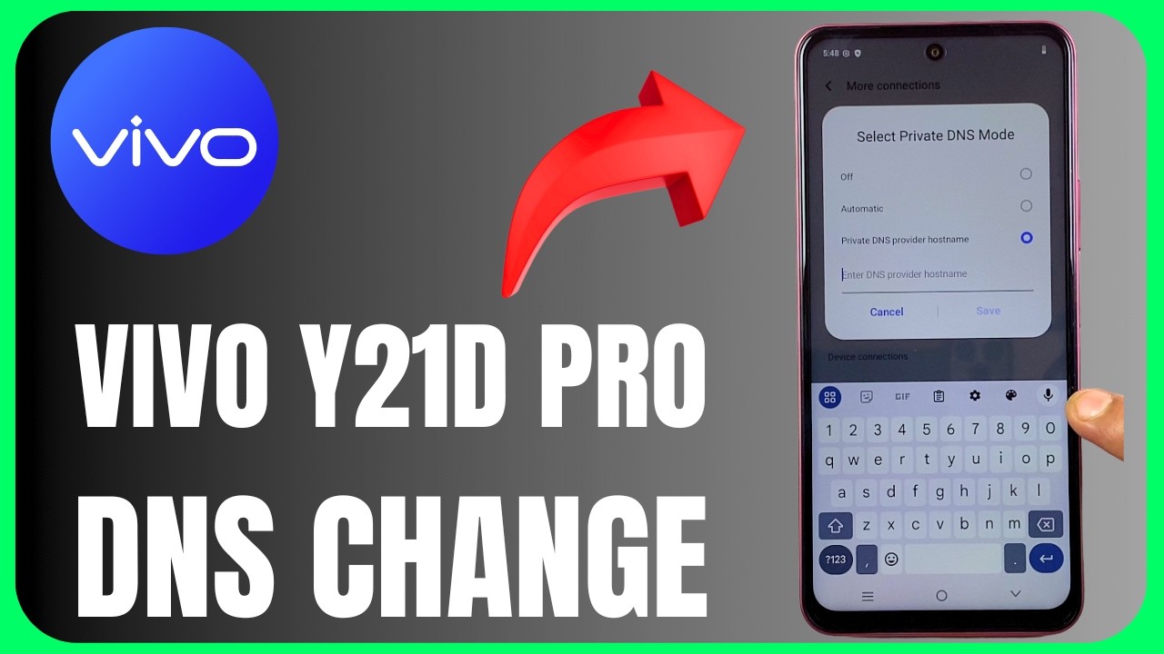 🌐 Vivo Y21D DNS Change 😱📱 | Private DNS Setup Tutorial 🔥