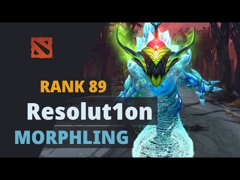 Resolut1on (Rank 89) plays Morphling Dota 2 Full Game