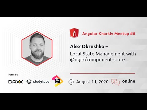 Alex Okrushko (@AlexOkrushko) - local state management with  @ngrx/component-store