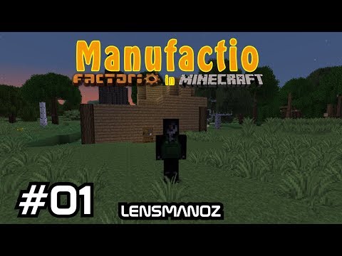 Minecraft Manufactio Ep 1 - Factorio in Minecraft