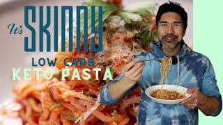 Keto PASTA that doesn't taste like GARBAGE!  It's Skinny Keto Low Carb Pasta Review