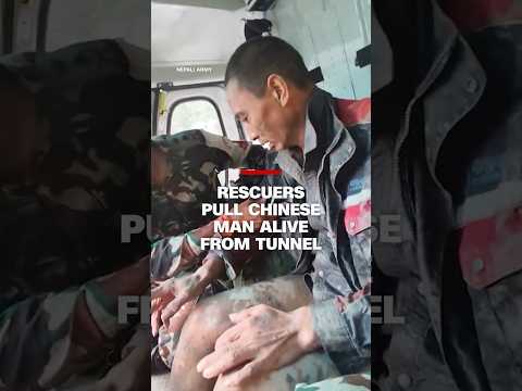 Rescuers pull Chinese man alive from tunnel in Nepal