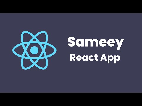 Sameey React App | Create React App | Folder Structure | #3