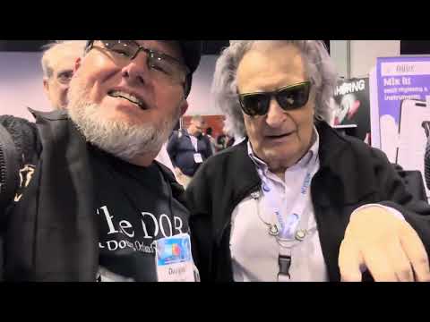 NAMM, great to meet Patrick Moraz of YES Doug Orlando