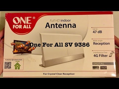 „One For All SV 9015“ vidinė antena (juoda) video