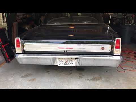 66 Chevy II - Flowmaster 40 Series - Pete Jackson Gear Drive