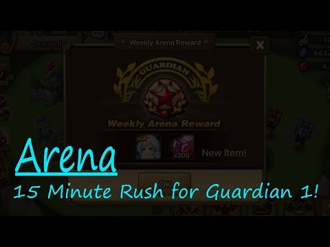 [ Summoners War ] [ Arena ] 15 Minute Rush for Guardian 1!